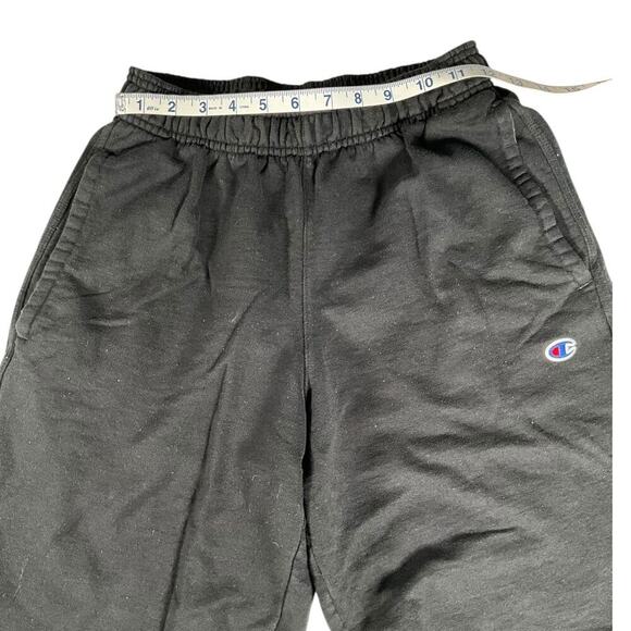 Champion Sweat Shorts Men's Black Size Small Pockets Lounge Wear Comfy Cut Off - Picture 6 of 8